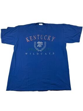 Vintage Kentucky Wildcats Blue Graphic T-Shirt XL